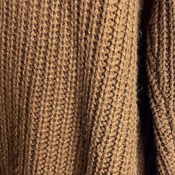 Double Zero Open Front Knit Cardigan Brown Size Mystical Medium - Picture 5 of 5